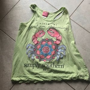 Simply southern tank top